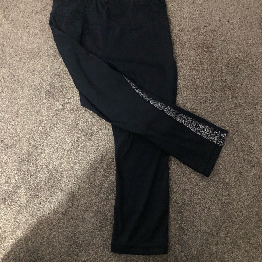 Kirkland blue tights with reflective pattern